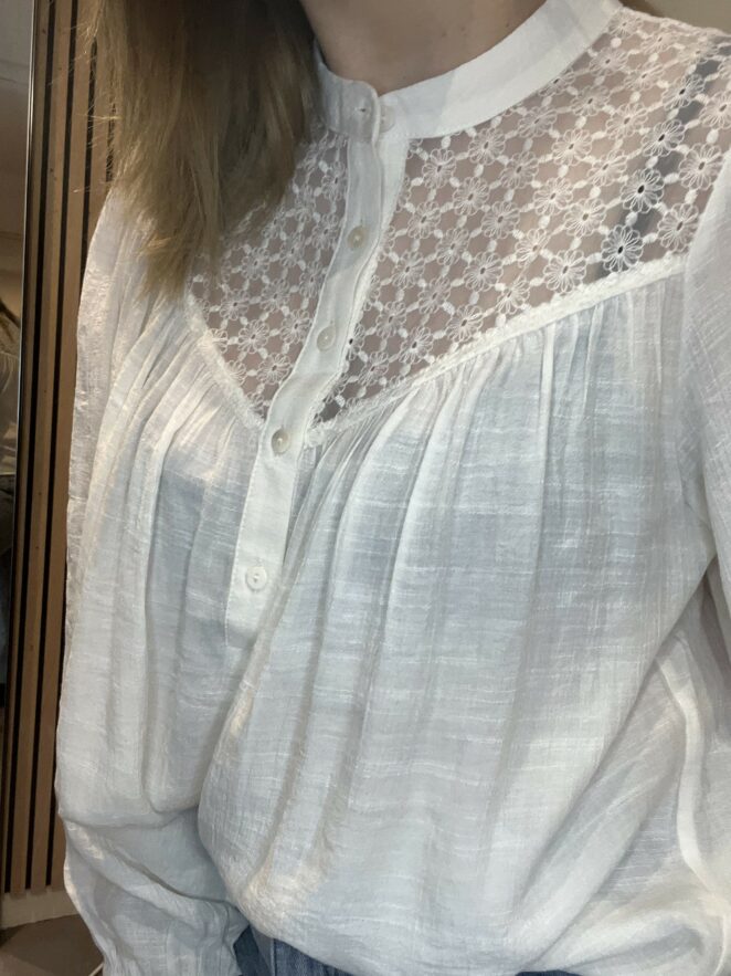 Blouse Rosalie Ivoire – Image 2