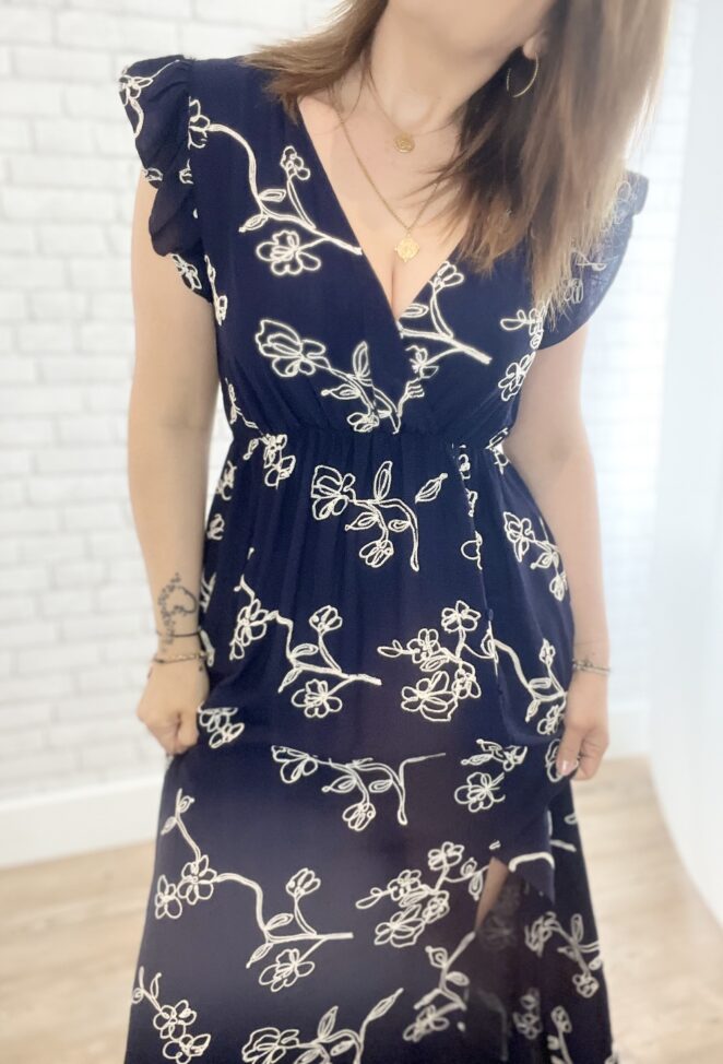 Robe Juliette Marine – Image 3