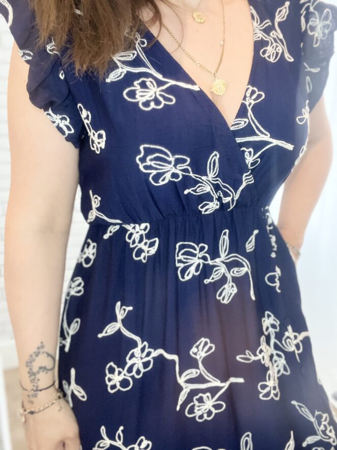 Robe Juliette Marine – Image 4