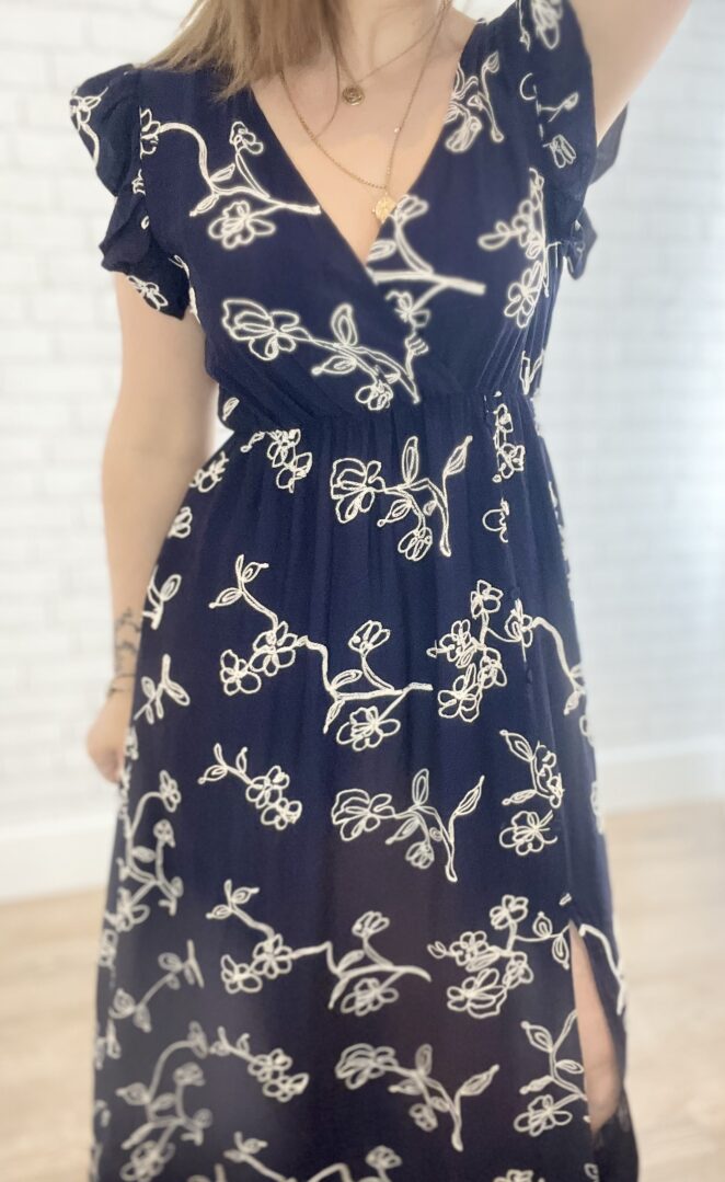 Robe Juliette Marine – Image 2