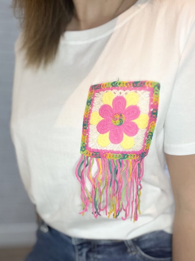 Tee shirt Polka blanc – Image 2