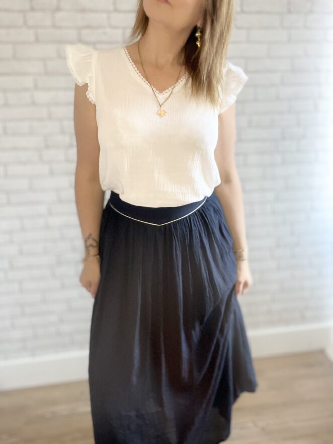 Jupe Anna Marine – Image 3