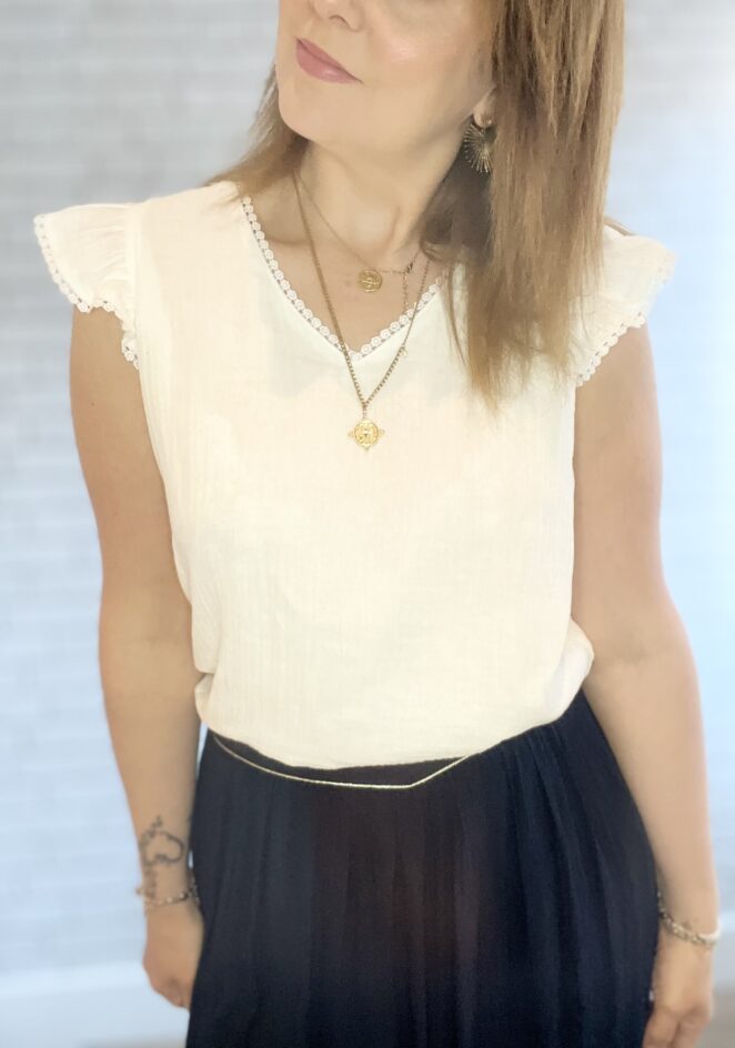 Blouse Dina Blanc