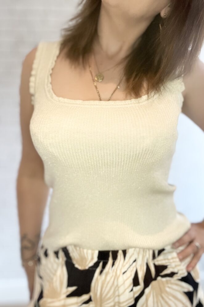 Top Olympe Beige