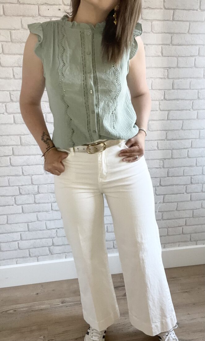 Blouse Patty Vert d'Eau – Image 4