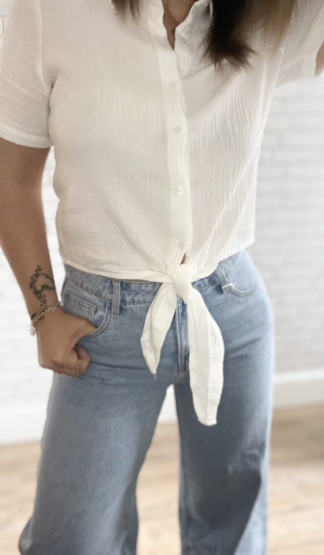 Blouse Esther Blanc – Image 2