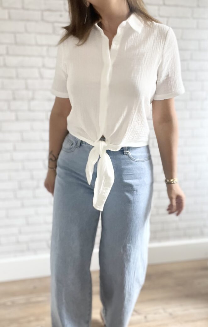 Blouse Esther Blanc