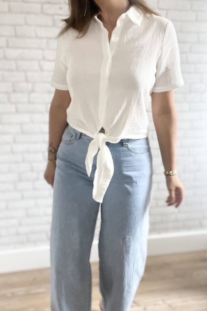 Blouse Esther Blanc