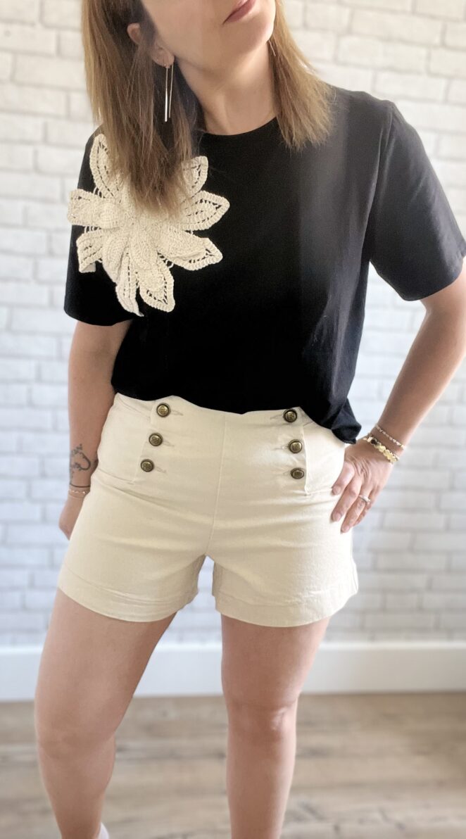 Tee shirt Joanne Noir