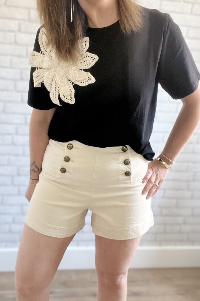 Tee shirt Joanne Noir