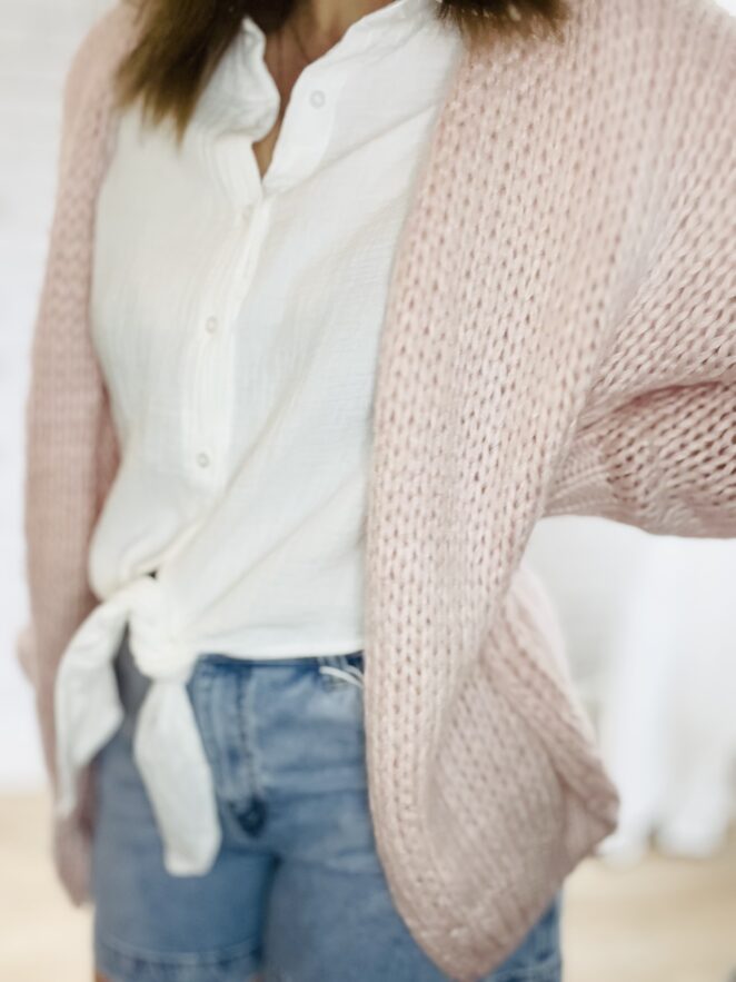 Gilet Garance Rose – Image 3
