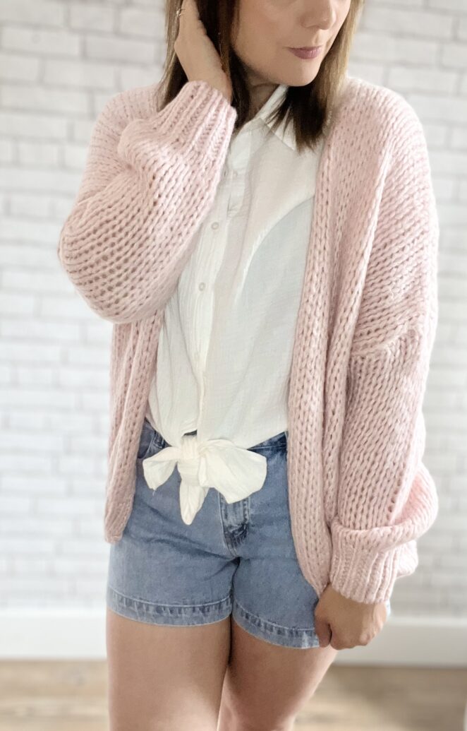 Gilet Garance Rose – Image 2