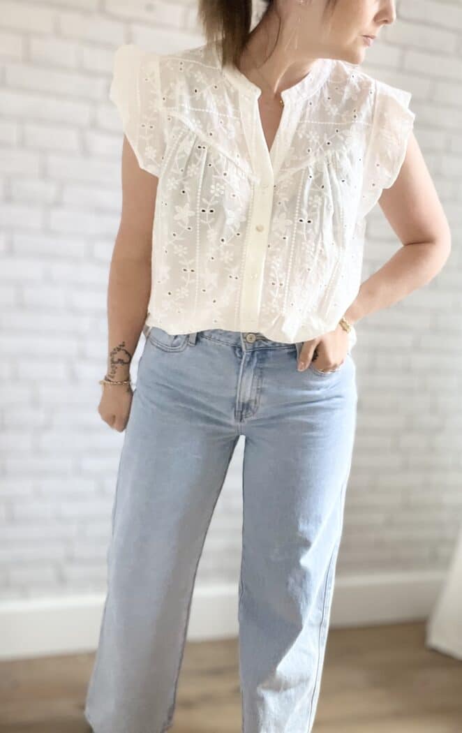 Chemisier Mila Blanc – Image 2