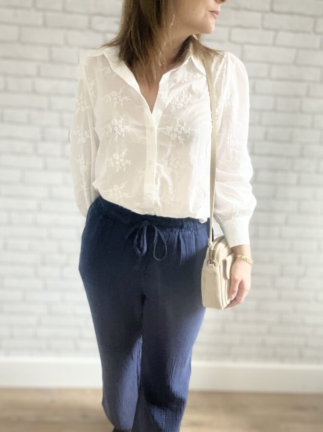 Pantalon Elise Marine