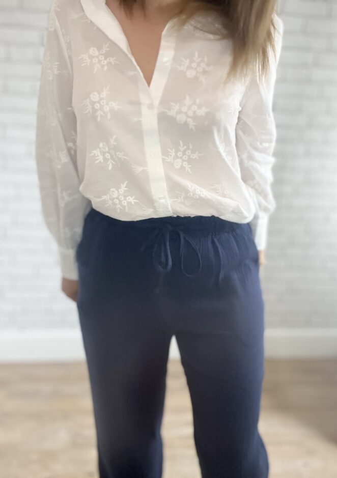 Pantalon Elise Marine – Image 3