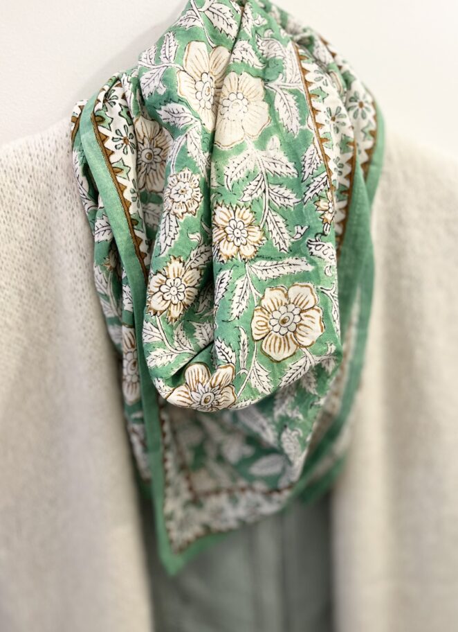 Foulard Dheli Jade