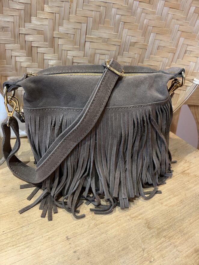 Sac Cuir Luna Taupe