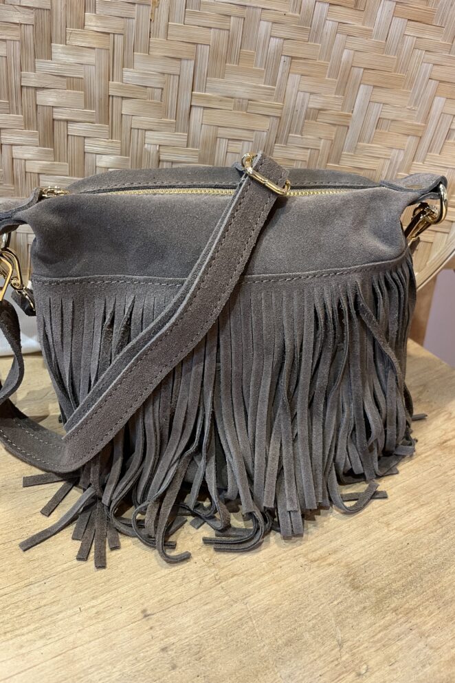 Sac Cuir Luna Taupe