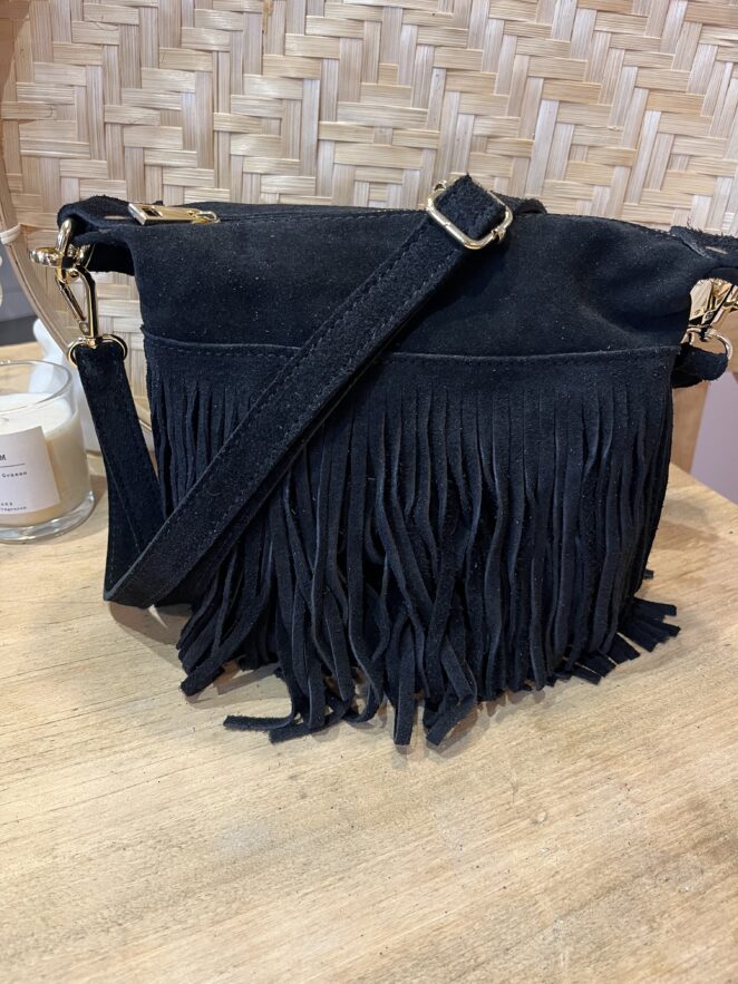 Sac Cuir Luna Noir