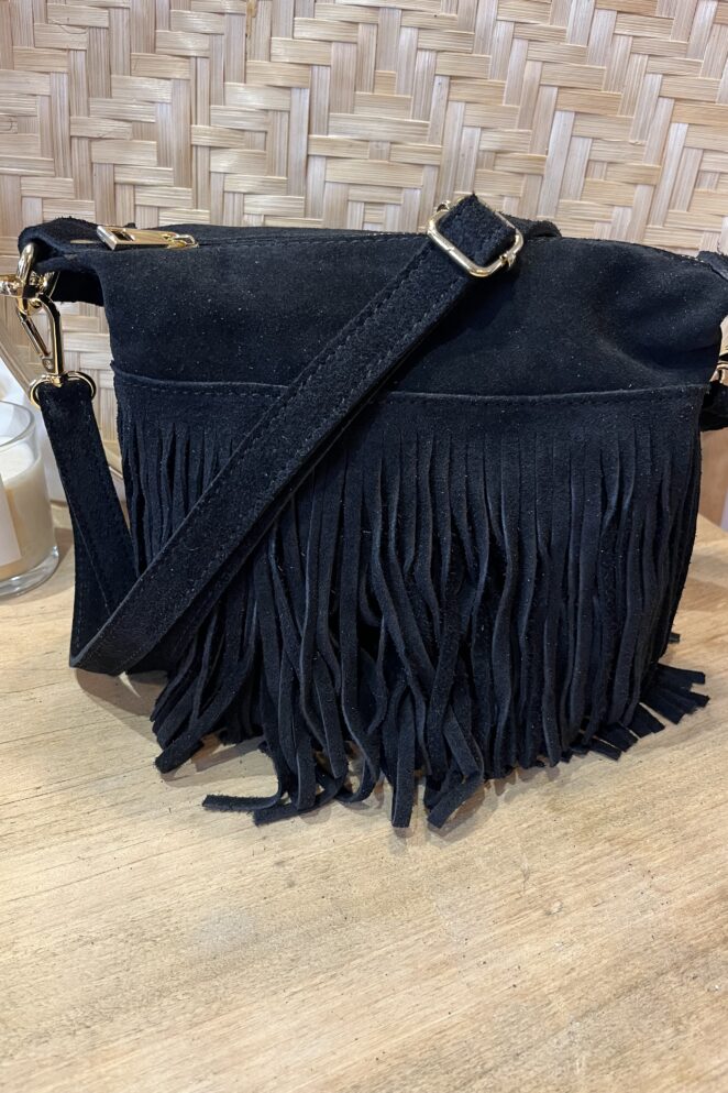 Sac Cuir Luna Noir