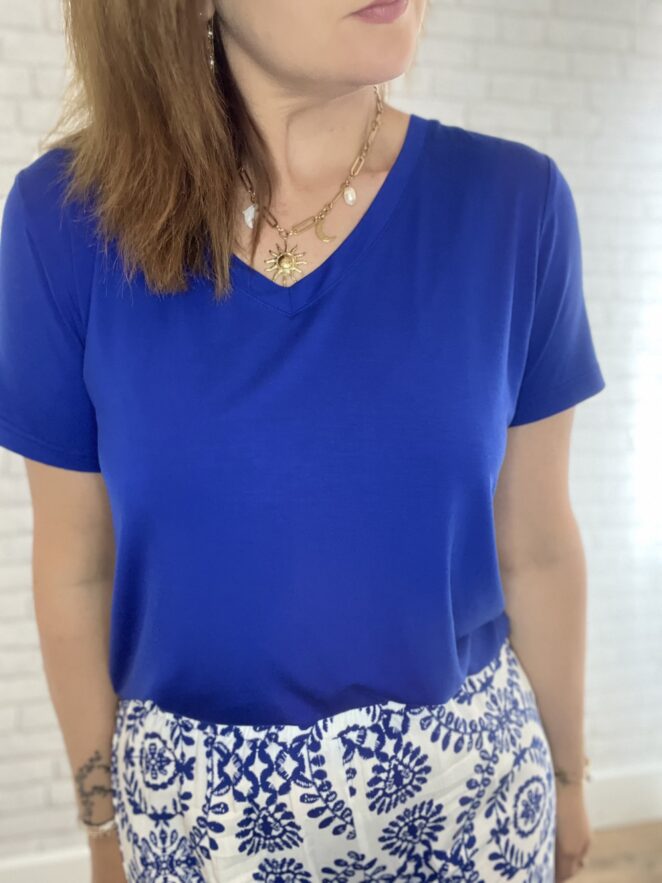 Tee shirt Jess Bleu Royal – Image 2