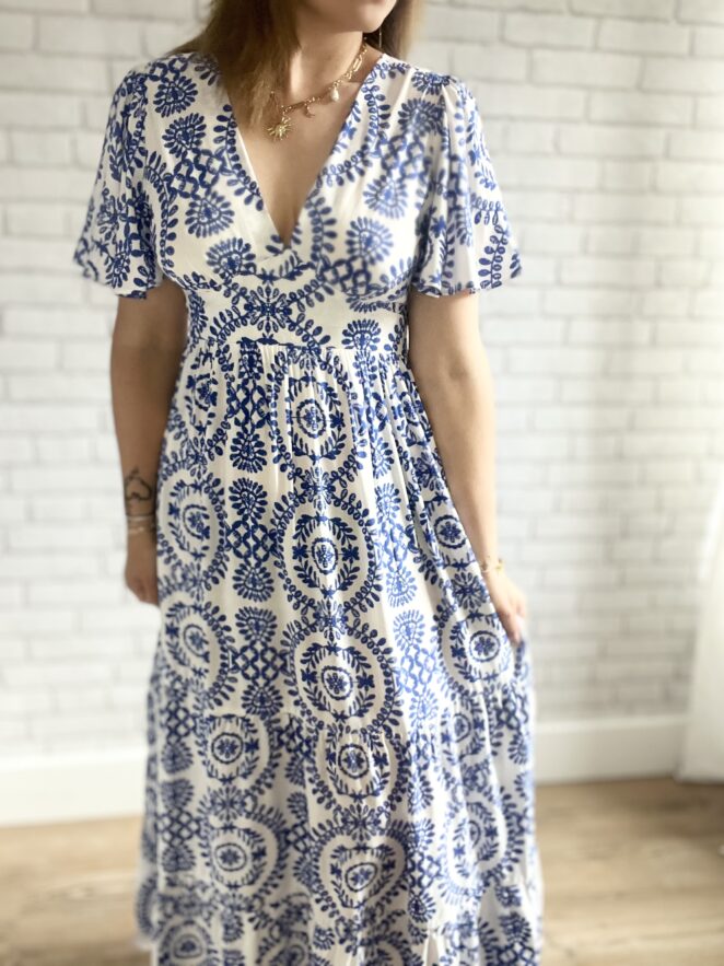 Robe Amélia bleue