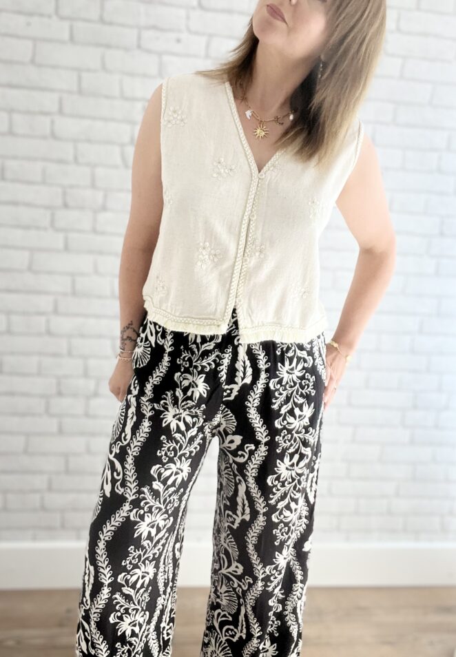 Gilet Anouck Beige