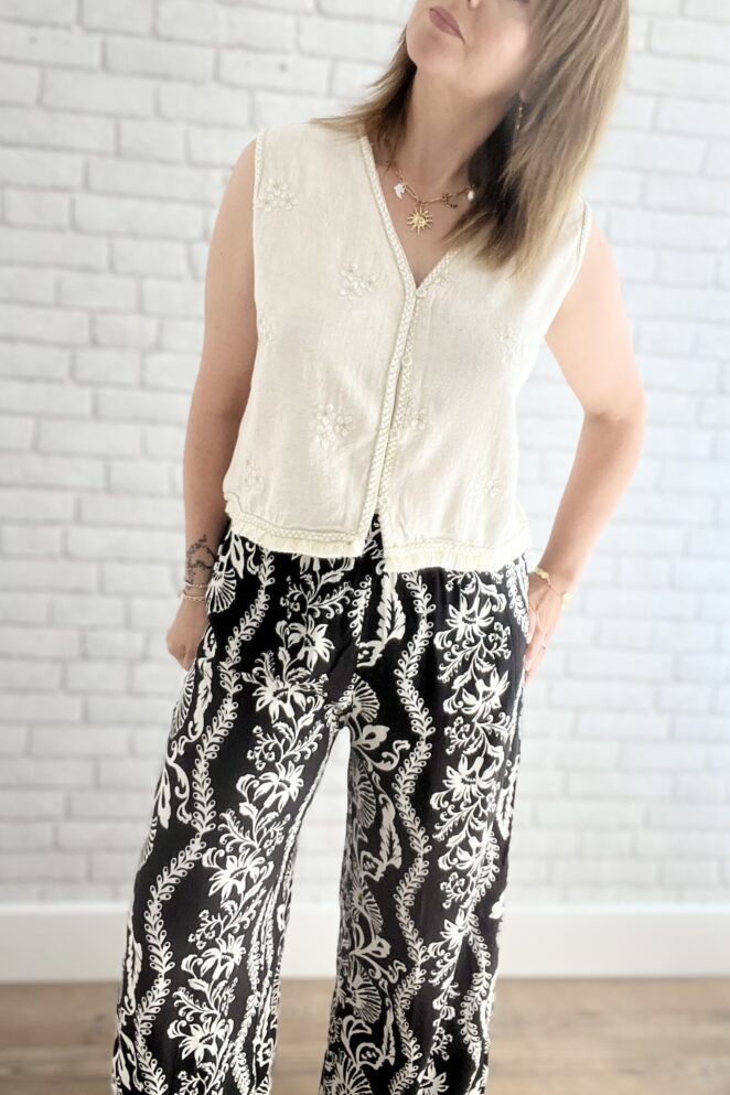 Gilet Anouck Beige