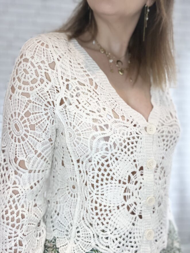 Gilet Victoria Beige – Image 2