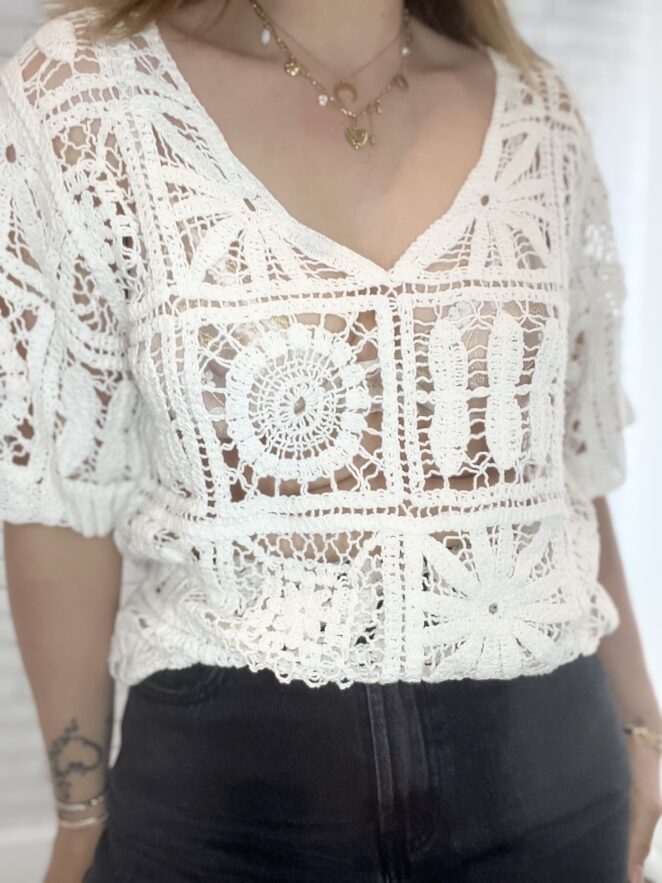 Tee shirt Cléo Blanc