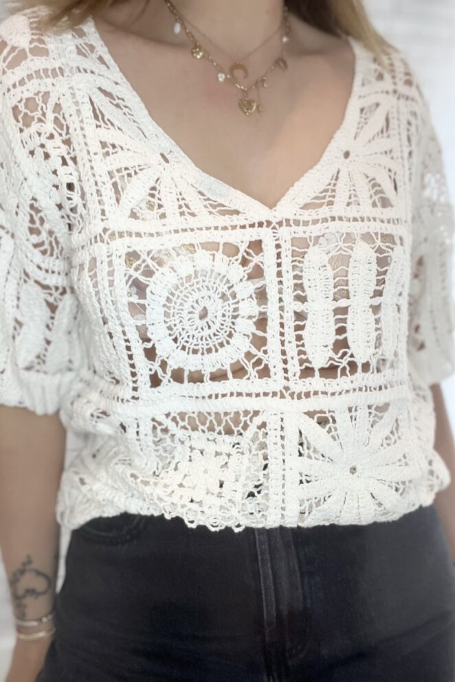 Tee shirt Cléo Blanc
