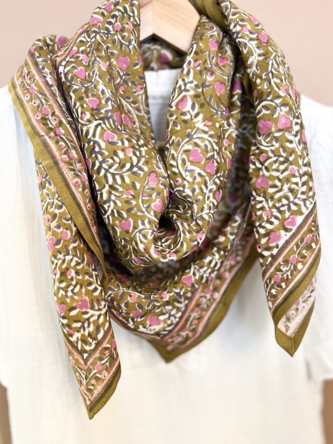 Foulard Love bronze