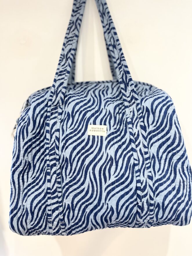 Sac Weekend Zèbre Indigo