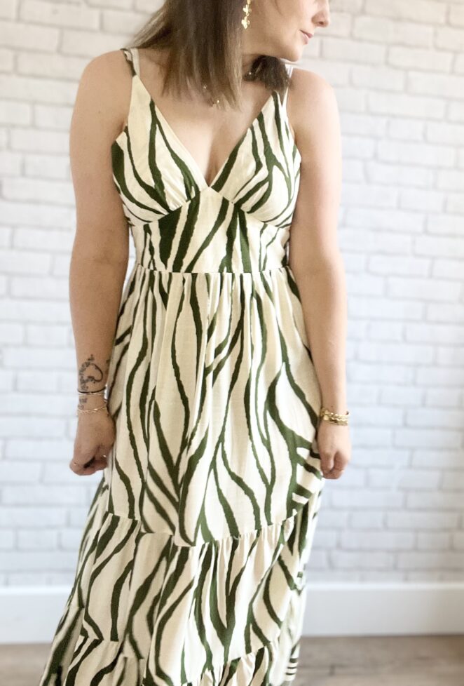 Robe Clémence Kaki – Image 2