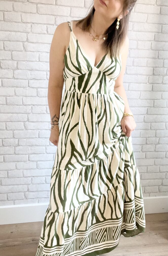 Robe Clémence Kaki