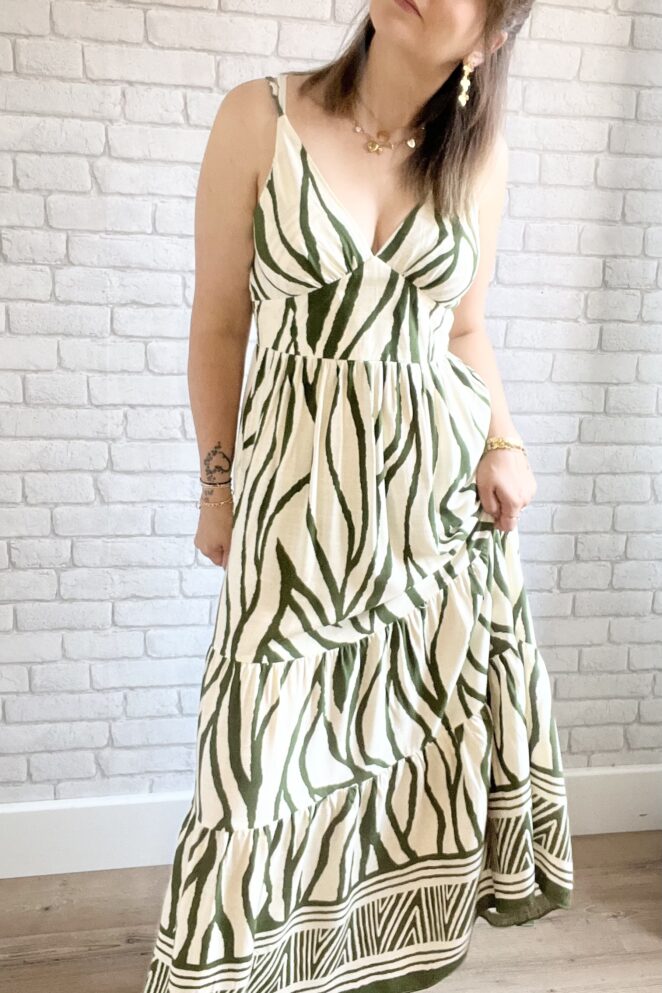 Robe Clémence Kaki