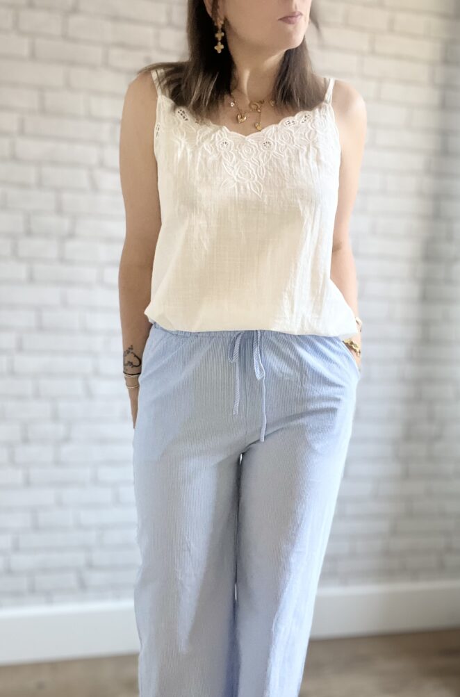 Pantalon Eléa Bleu – Image 2