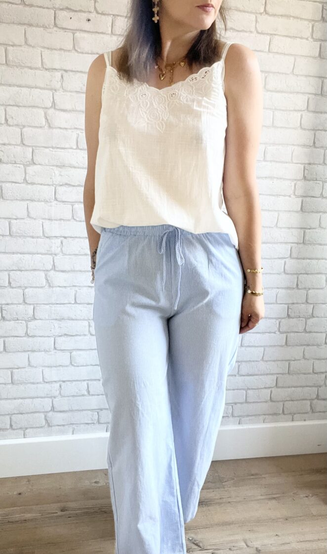 Pantalon Eléa Bleu