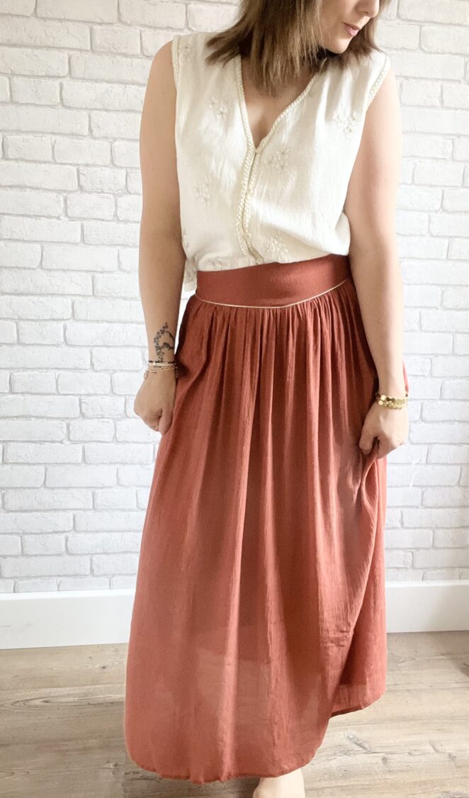 Jupe Anna Bois de Rose – Image 3
