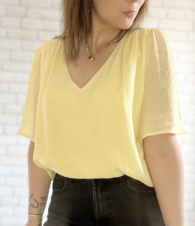 Blouse Victorine Jaune