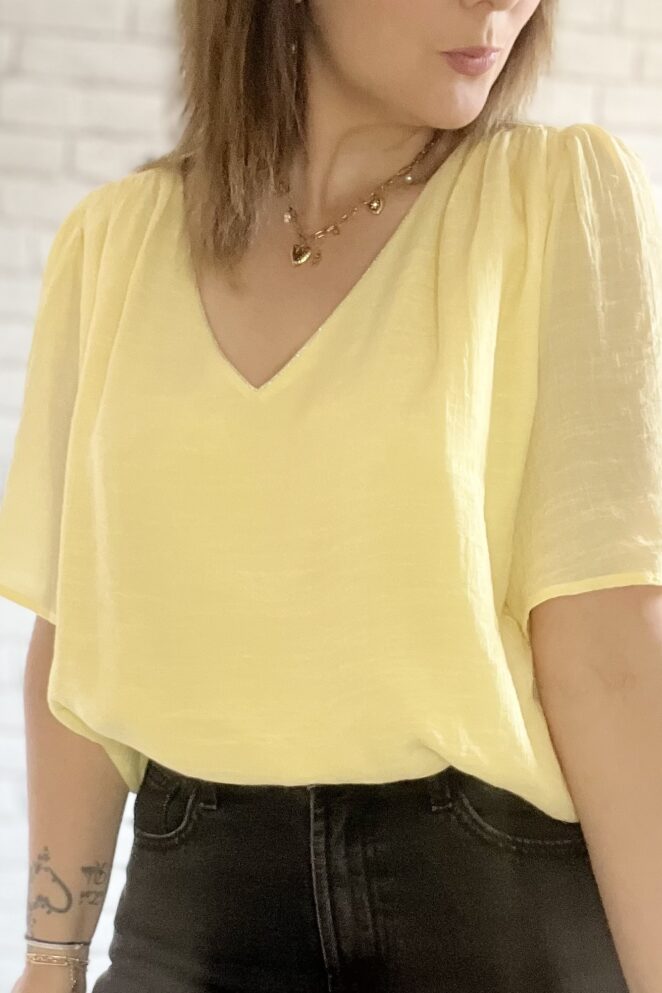 Blouse Victorine Jaune
