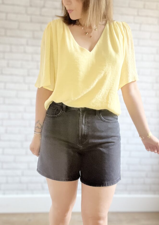 Blouse Victorine Jaune – Image 3