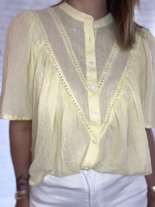 Blouse Pénéloppe Jaune – Image 4