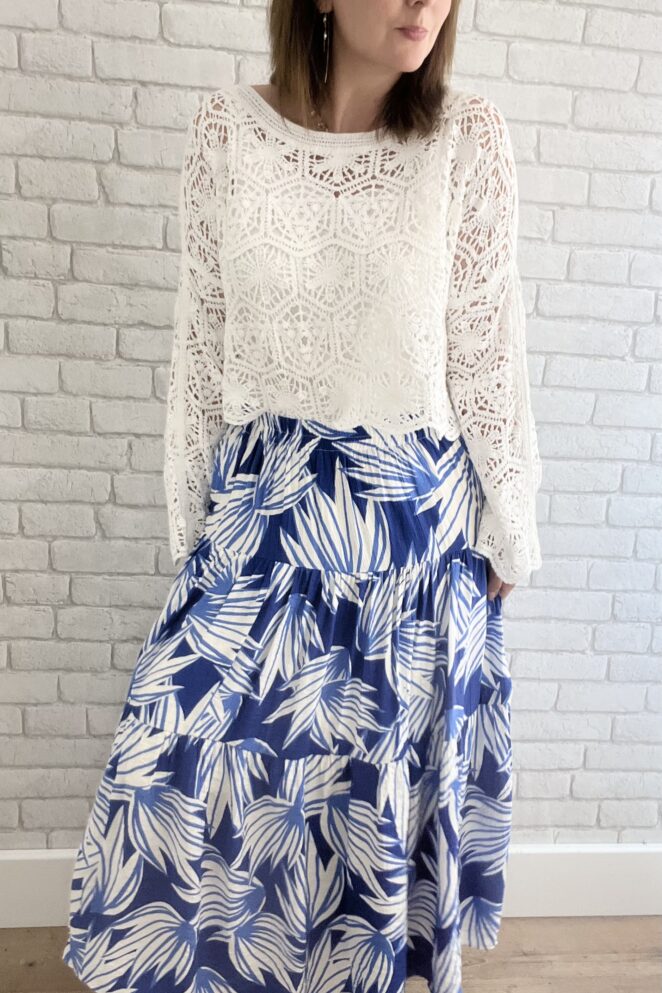 Jupe Joy Bleu