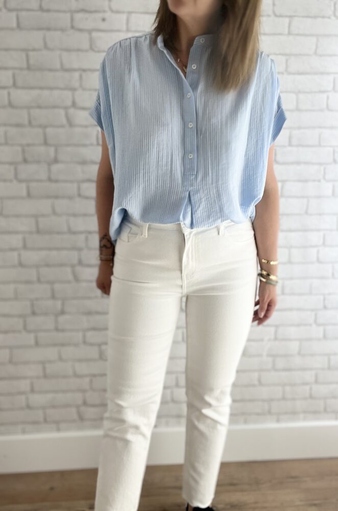 Blouse Maxence Bleu – Image 4