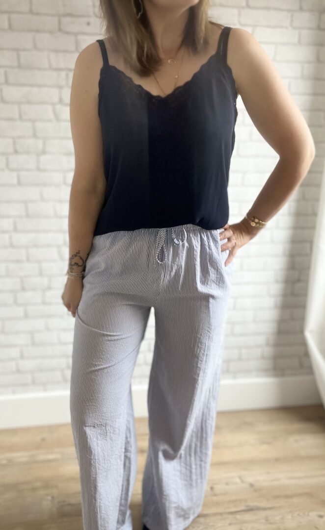 Pantalon Eva Bleu