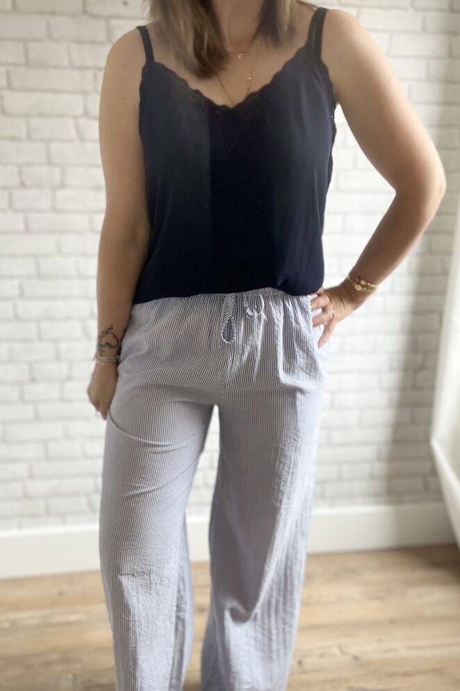 Pantalon Eva Bleu