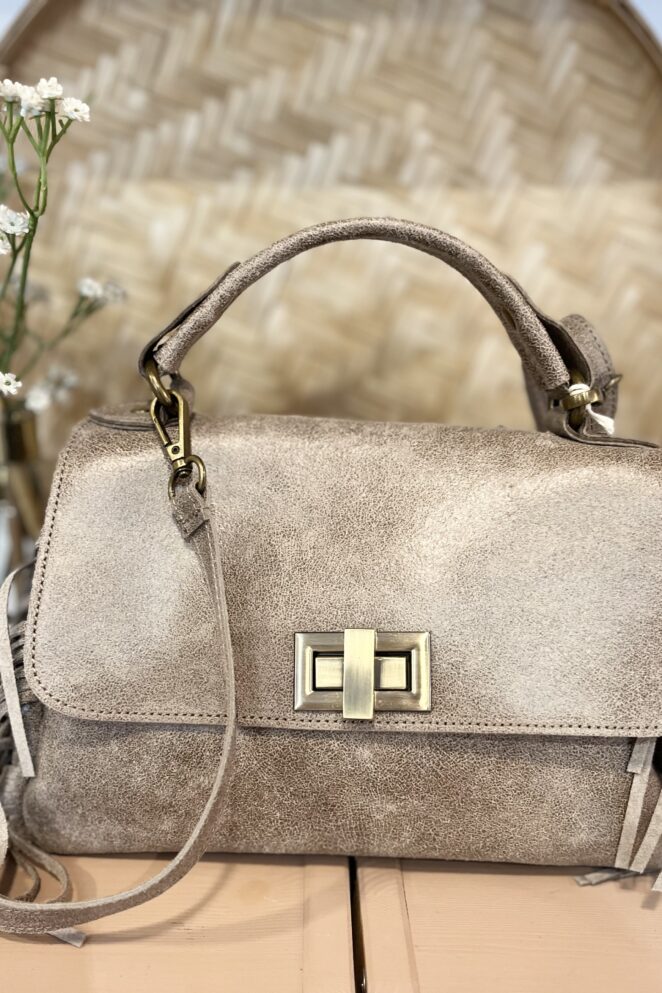 Sac Cuir Olivia Taupe