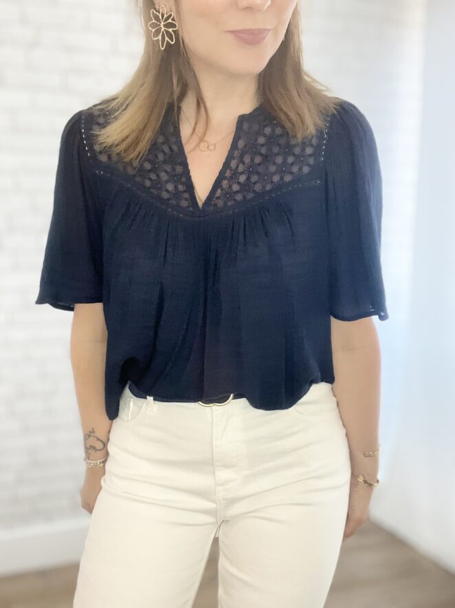 Blouse Orlane Marine
