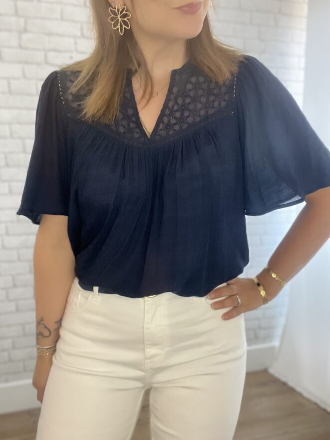 Blouse Orlane Marine – Image 4